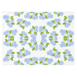 Blauw hortensia tafelkleed