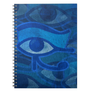 Blauw Horus Oog Notitieboek