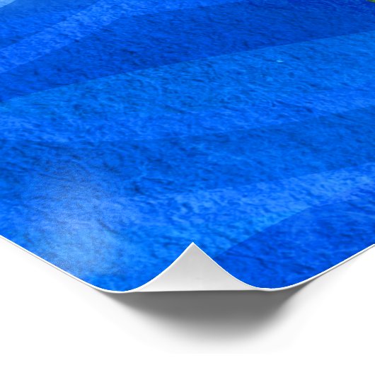 Blauw Horus oog Perfect Poster (Hoek)