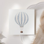 Blauw hot-luchtballonpapier Napkin Servet<br><div class="desc">Voeg een afsluitende aanraking toe aan uw baby shower decor met deze heteluchtballon.</div>