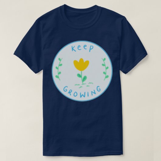 Blauw houdt kippenhouder groot t-shirt (Design voorkant)