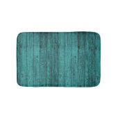 blauw hout badmat (Voorkant)