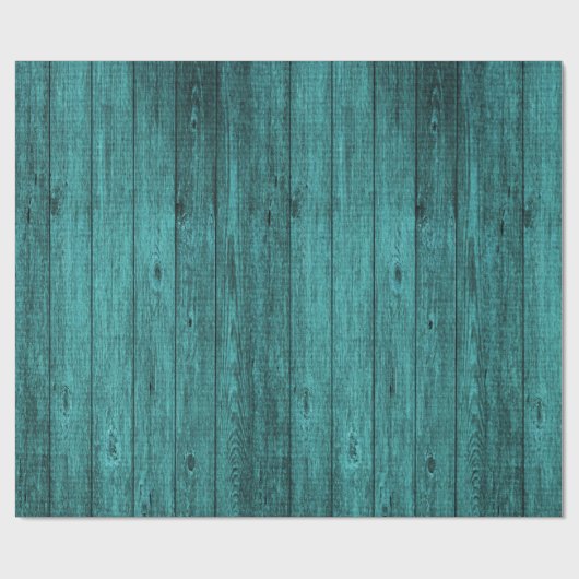 blauw hout cadeaupapier (Vlak)