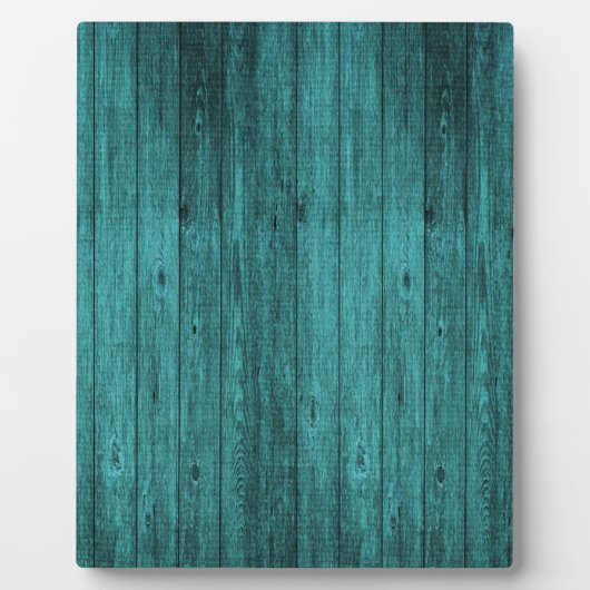 blauw hout fotoplaat (Voorkant)