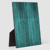 blauw hout fotoplaat (Zijkant)