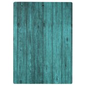 blauw hout klembord (Achterkant)