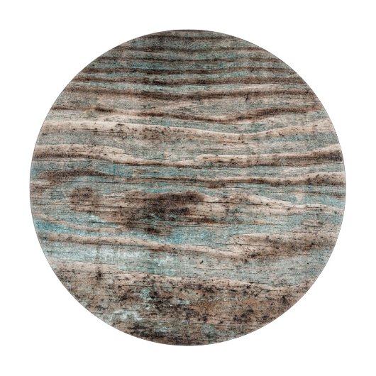  blauw hout snijplank (Voorkant)