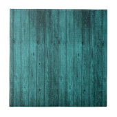 blauw hout tegeltje (Voorkant)