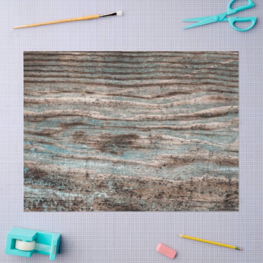  blauw hout tissuepapier (Craft)