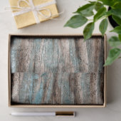  blauw hout tissuepapier (Geschenk)