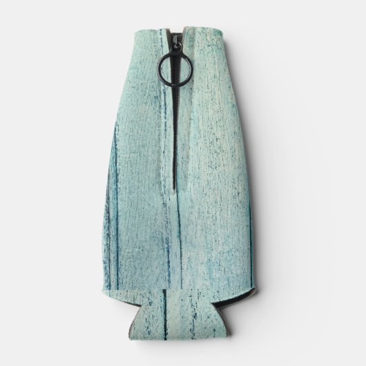 Blauw hout Welkom in het meer Flesjeskoeler (Achterkant)