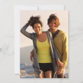 Blauw Houten Slingerlichten Metselaars Potten Trou Kaart (Achterkant)