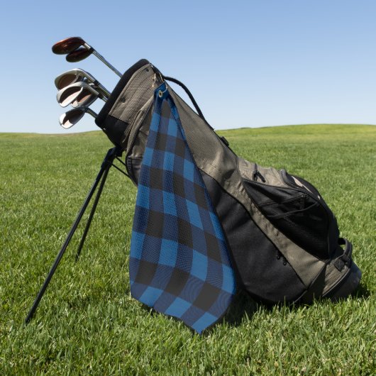 Blauw Houthakkerskaro Golfhanddoek (Groen)