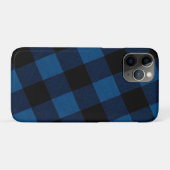 Blauw Houthakkersruitjes Case-Mate iPhone Case (Achterkant (horizontaal))