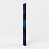 Blauw Houthakkersruitjes Case-Mate iPhone Case (Achterkant/rechts)