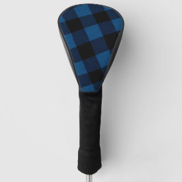 Blauw houtvester karostof golfheadcover