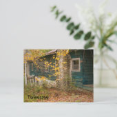 Blauw huis in Tennessee Briefkaart (Staand voorkant)