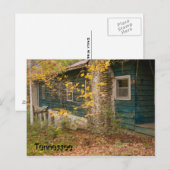 Blauw huis in Tennessee Briefkaart (Voorkant / Achterkant)