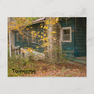 Blauw huis in Tennessee Briefkaart