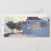 Blauw huis in Zaandam door Claude Monet (Voorkant)
