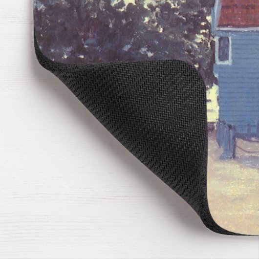 Blauw huis in Zaandam door Claude Monet Muismat (Hoek)