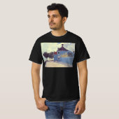 Blauw huis in Zaandam door Claude Monet T-shirt (Voorkant volledig)