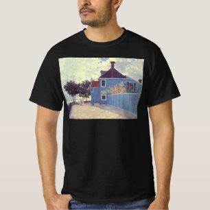 Blauw huis in Zaandam door Claude Monet T-shirt