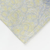 Blauw huis schilderen fleece deken (Hoek)