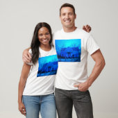 Blauw huis t-shirt (Unisex)