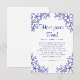 Blauw  Huwelijksreis Fonds Informatiekaartje