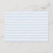 Blauw Hydrangea Horizontaal Detail met QR Code Informatiekaartje (Achterkant)