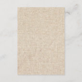 Blauw Hydrangea Kant en Houten Ontvangst Informatiekaartje (Achterkant)