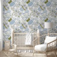 Blauw Hydrangea Patroon