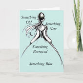 Blauw iets kaart (Voorkant)