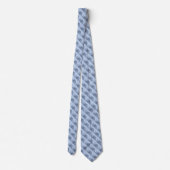 Blauw ijs 4 Stropdas (Achterkant)