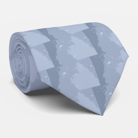 Blauw ijs 7 Stropdas (Opgerold)