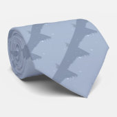Blauw ijs 9 Stropdas (Opgerold)
