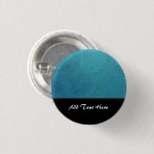 Blauw IJs Abstract Kunstwerk Ronde Button 3,2 Cm (Voorkant /achterkant)
