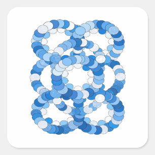 Blauw ijs BLUE ICE sticker Kunst