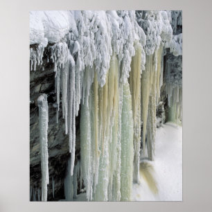 Blauw Ijs en Grondwater Afstroming; Tahquamenon Poster