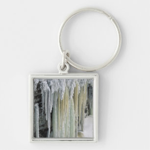 Blauw Ijs en Grondwater Afstroming; Tahquamenon Sleutelhanger