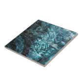 Blauw ijs in een ijskolf, IJsland Tegeltje (Zijkant)