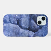 Blauw Ijs iPhone 15 Case (Achterkant horizontaal)