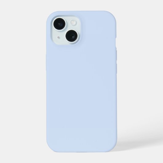 Blauw Ijs iPhone 15 Case (Achterkant)