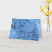 Blauw ijs kaart (Gele Bloem)