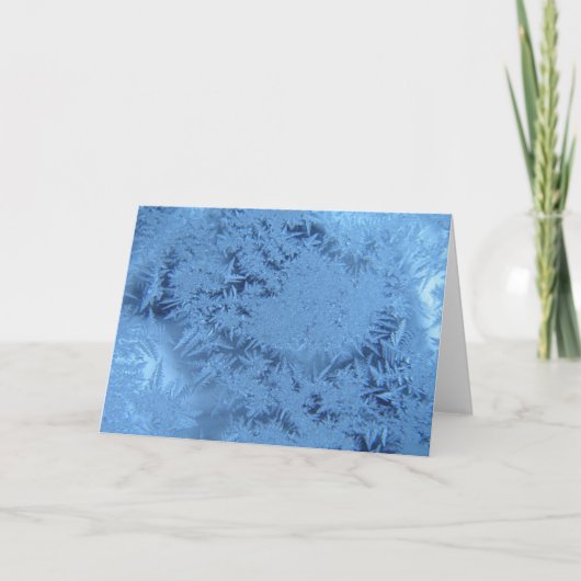 Blauw ijs kaart (Voorkant)