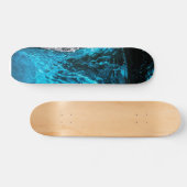 Blauw ijs skateboard (Horizontaal)