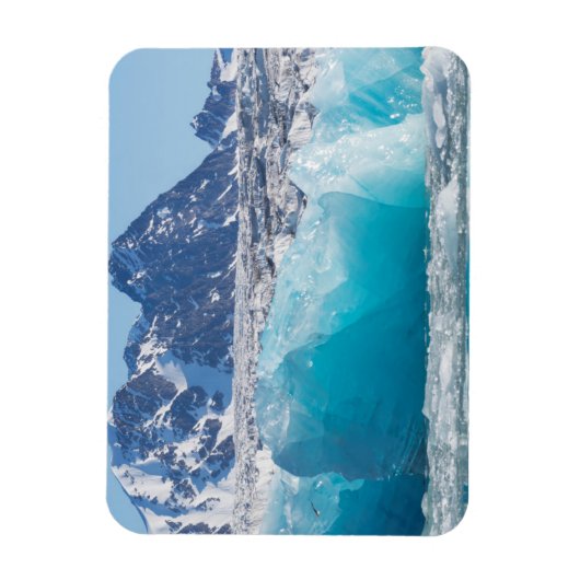 Blauw ijsazijn, Noorwegen Magneet (Verticaal)