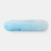 Blauw ijskateboard persoonlijk skateboard (Horizontaal)