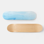 Blauw ijskateboard persoonlijk skateboard (Horizontaal)